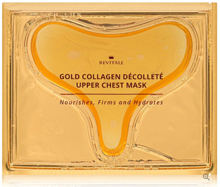  Złota maska kolagenowa na dekolt