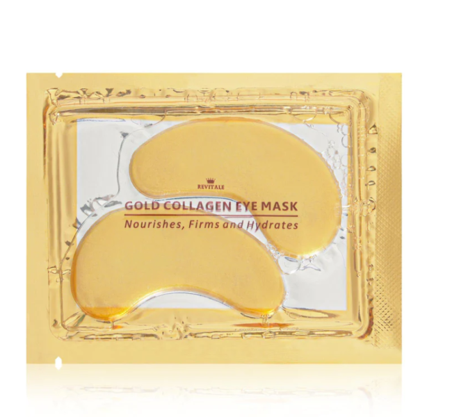 Revitale | Złote kolagenowe maski żelowe pod oczy - opakowanie upominkowe 30 szt