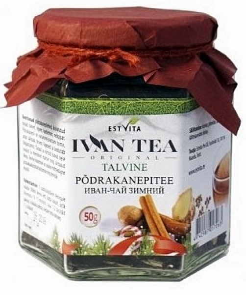 Estvita Ivan Tea - liściasty z imbirem - 35g