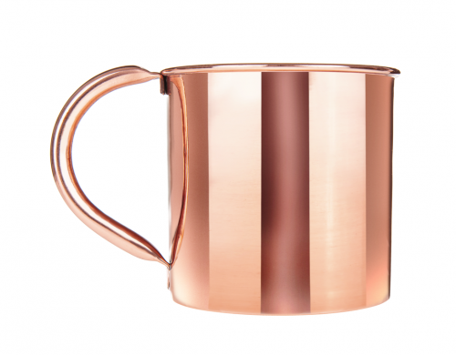 Kubek miedziany 400ml -  Botanique Aeioum Shanti - Miedziane naczynia do oczyszczania wody 